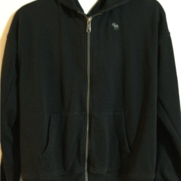 abercrombie kids Other - Abercrombie Kids Black Zip-Up Sweater Size 17/18